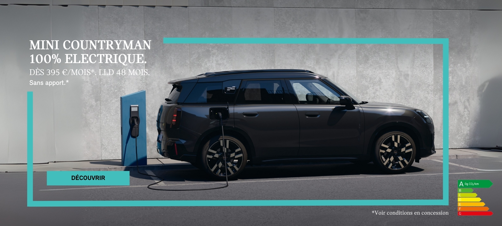 Votre MINI Countryman à partir de 340 €/mois, LLD 48 mois,1er loyer de 340 € après déduction de l’opération Coup de pouce de 3 200€.