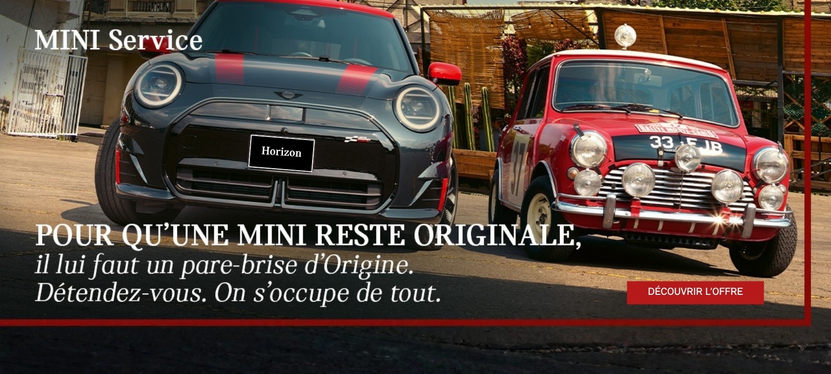 MINI Service : L'excellence MINI appliquée à votre pare-brise.