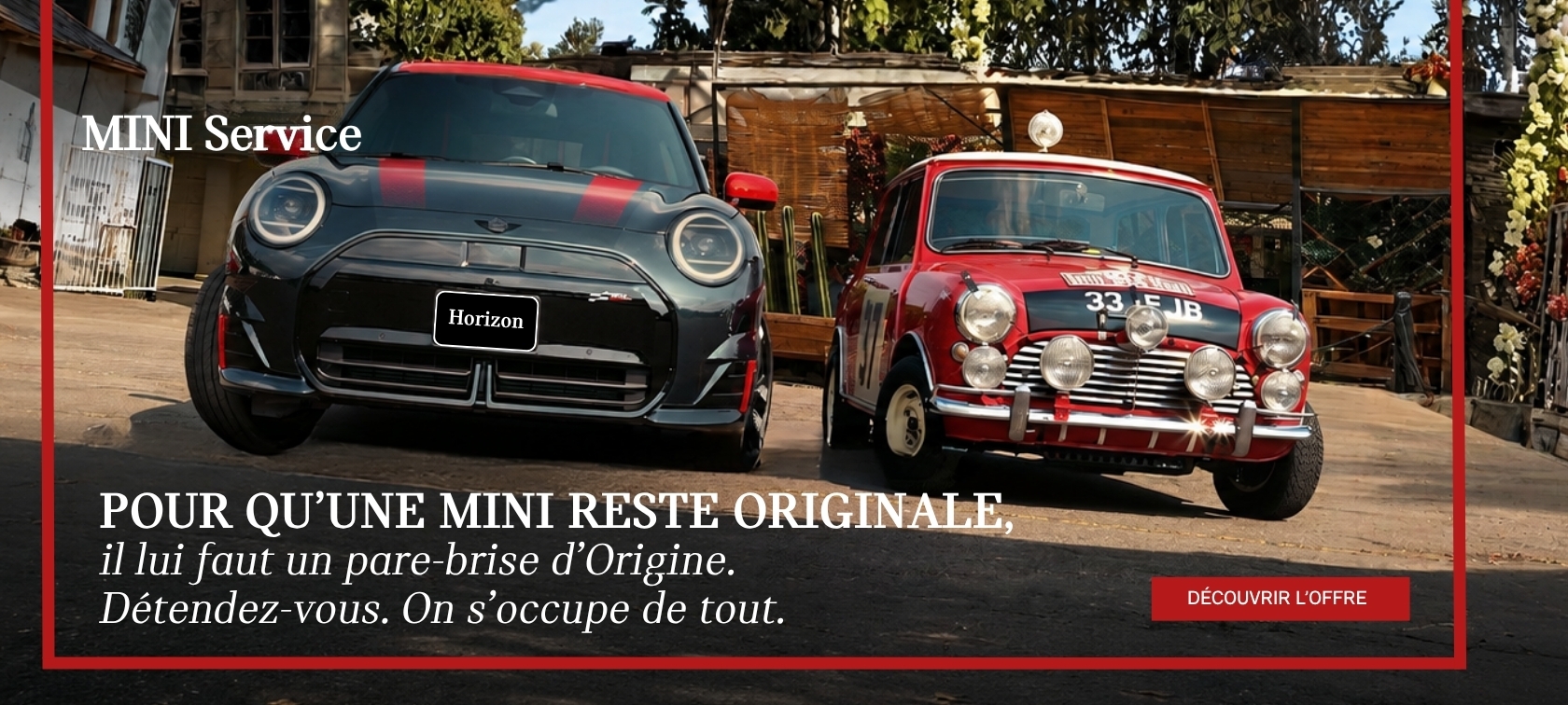 MINI Service : L'excellence MINI appliquée à votre pare-brise.