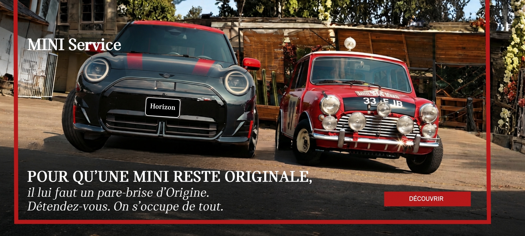 MINI Service : L'excellence MINI appliquée à votre pare-brise.