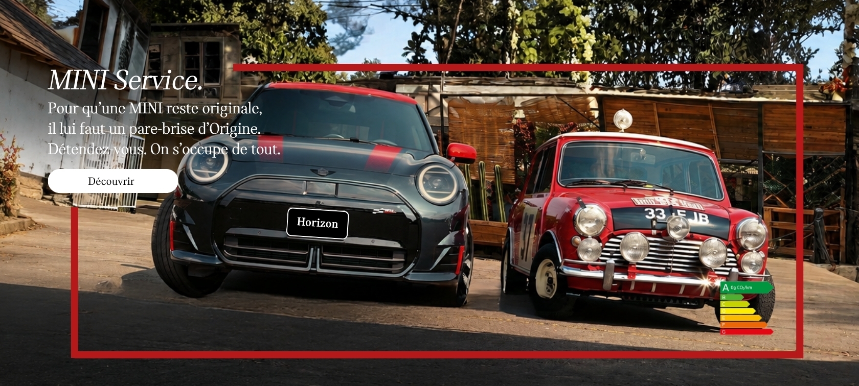 MINI Service : L'excellence MINI appliquée à votre pare-brise.