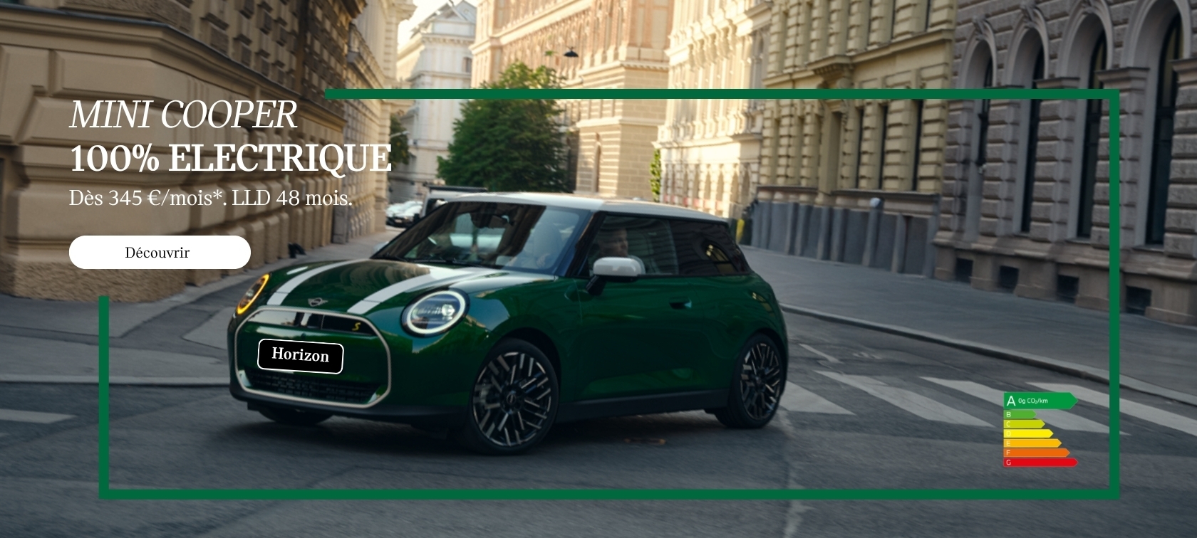 MINI Cooper 100% électrique 345 € /mois
