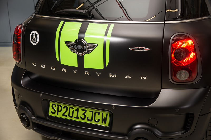 Le MINI John Cooper Works Countryman ALL4 Dakar Winner 2013